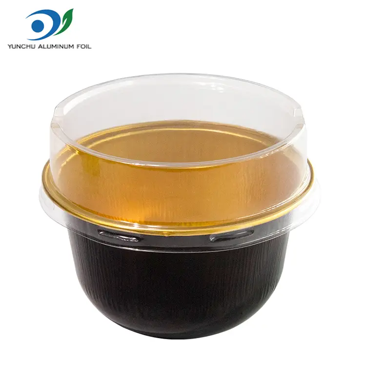 Дөңгелек пісіруге арналған тегіс қабырғалы алюминий фольга контейнерлері дегеніміз не?