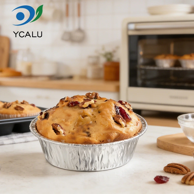 Бір рет қолданылатын пісіруге арналған ауа қуырғыш күміс алюминий фольгадан жасалған тағам контейнерлері