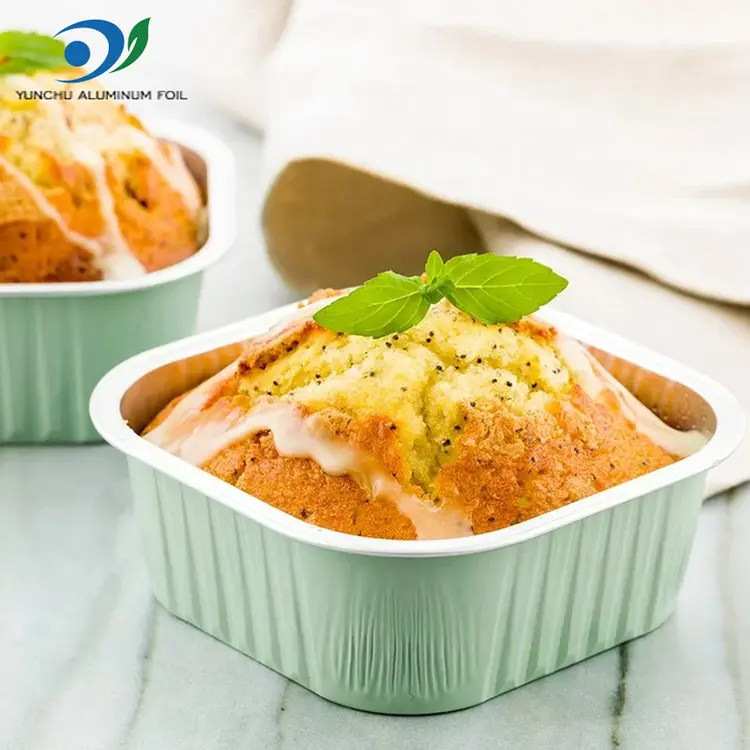 Square Smoothwall Aluminum Foil Containers