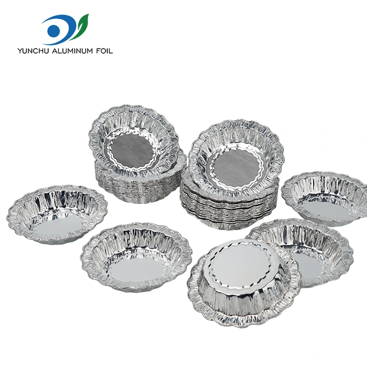 Шілтерлі дөңгелек үстелге арналған торт күміс алюминий фольга контейнерлері