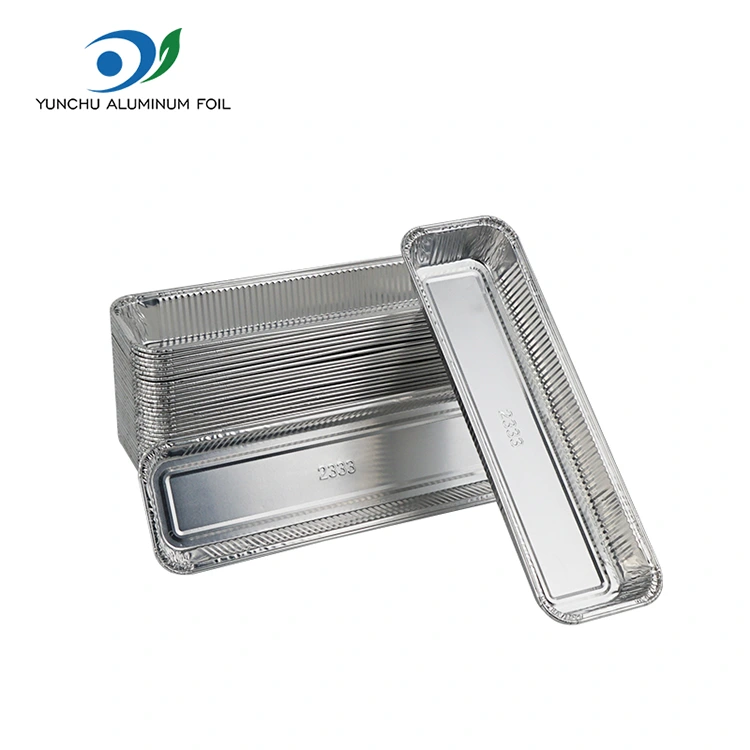 Тіктөртбұрышты нан ауасы, күміс алюминий фольга контейнерлері Тіктөртбұрышты нан ауасы, күміс алюминий фольга контейнерлері