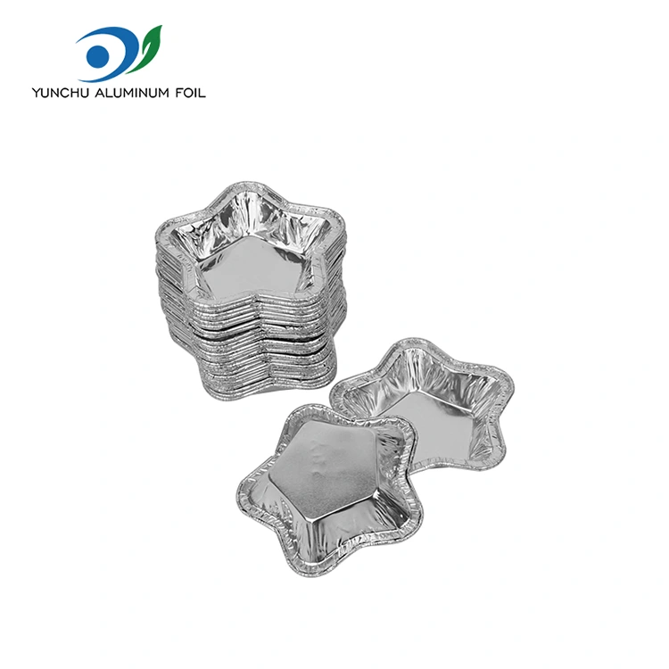 Жұлдыз тәрізді алюминий фольга фольга фольгаға арналған тартқыштардан жасалған стакан